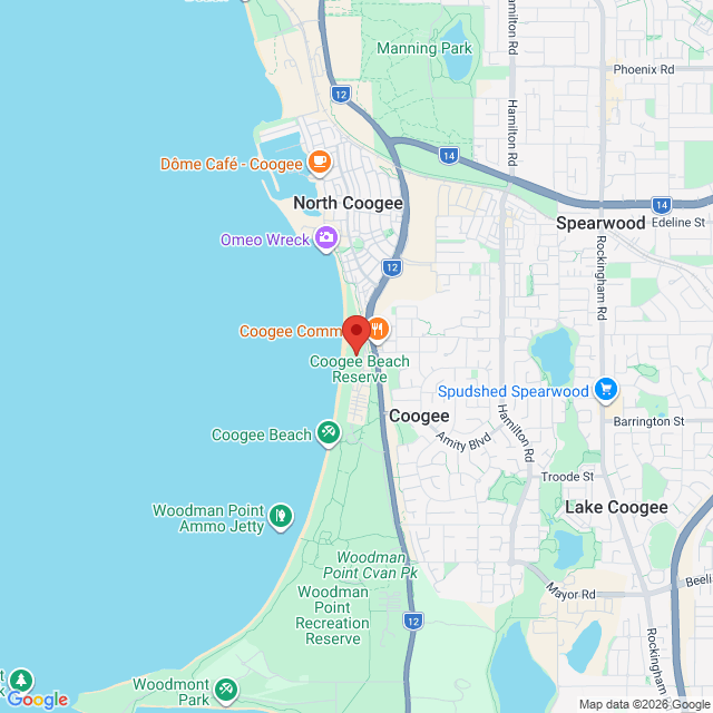 Map of event location, Coogee Live 2026 | EventsontheHorizon.com