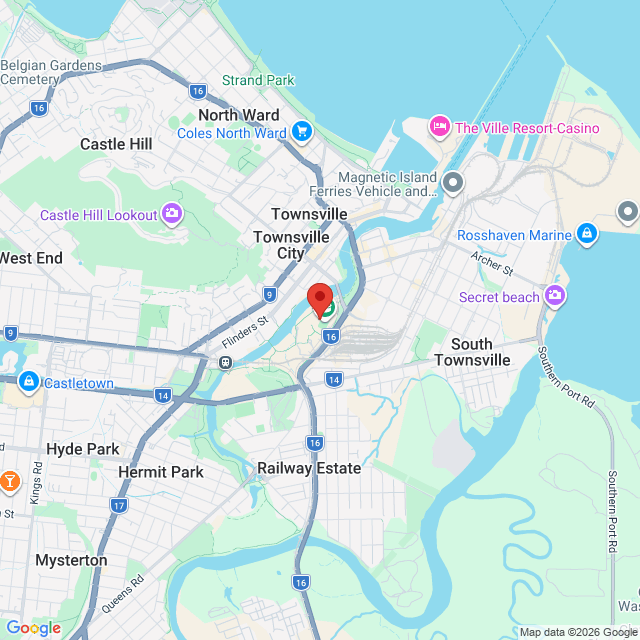 Map of event location, Guns N’ Roses – World Tour 2026 | Townsville | EventsontheHorizon.com