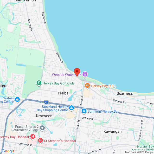 Map of event location, Sounds of Rock 2026 | Hervey Bay | EventsontheHorizon.com