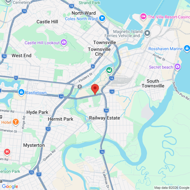 Map of event location, Sounds of Rock 2026 | Townsville | EventsontheHorizon.com