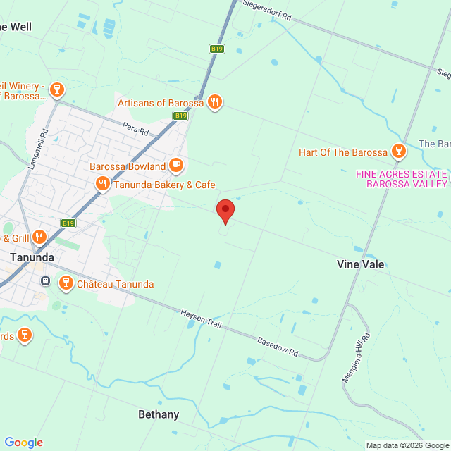 Map of event location, The Wolfe Brothers – Australian Made Tour 2026 | Tanunda | EventsontheHorizon.com