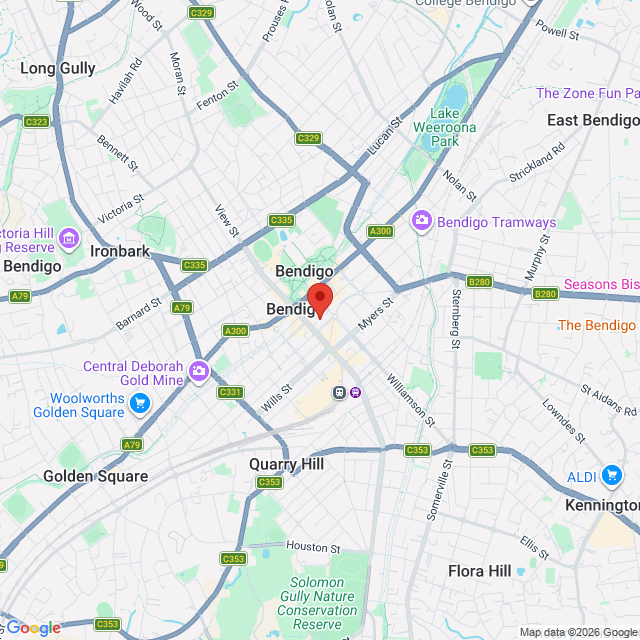Map of event location, Bendigo African Festival | EventsontheHorizon.com