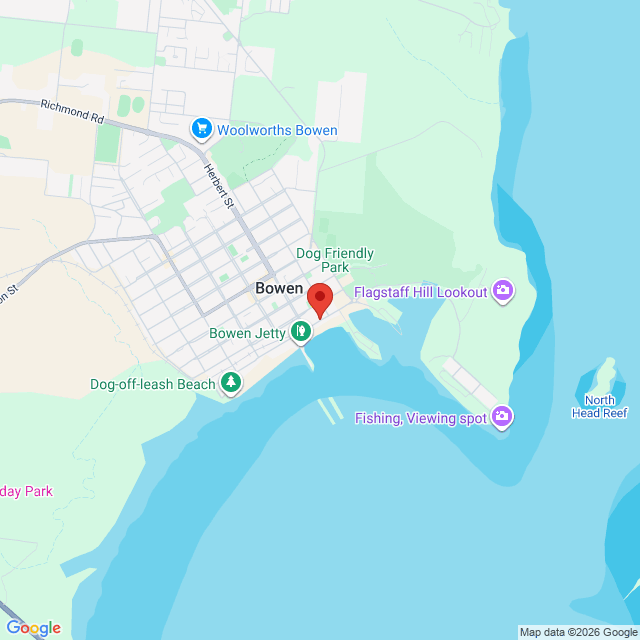 Map of event location, Whitsunday Multicultural Festival 2026 | Bowen | EventsontheHorizon.com