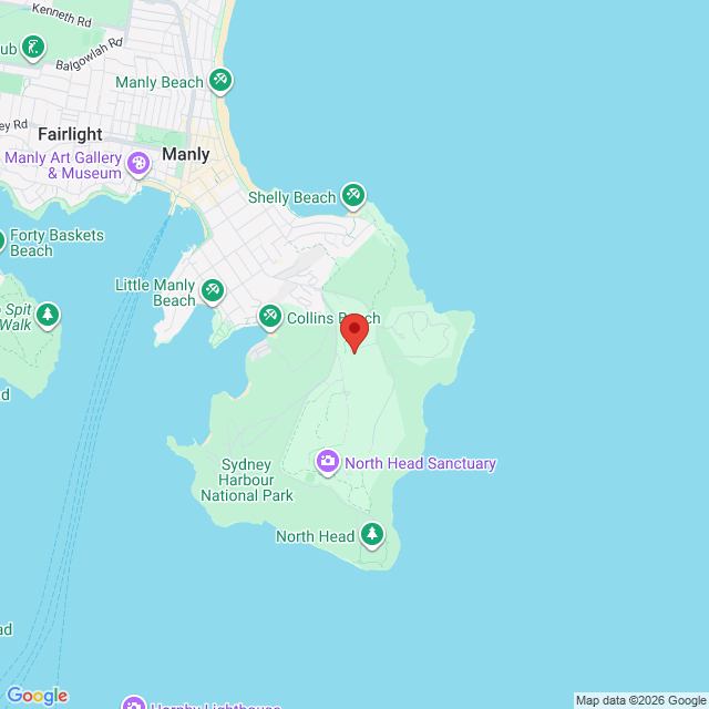 Map of event location, Night at The Barracks – Jet | Manly | EventsontheHorizon.com