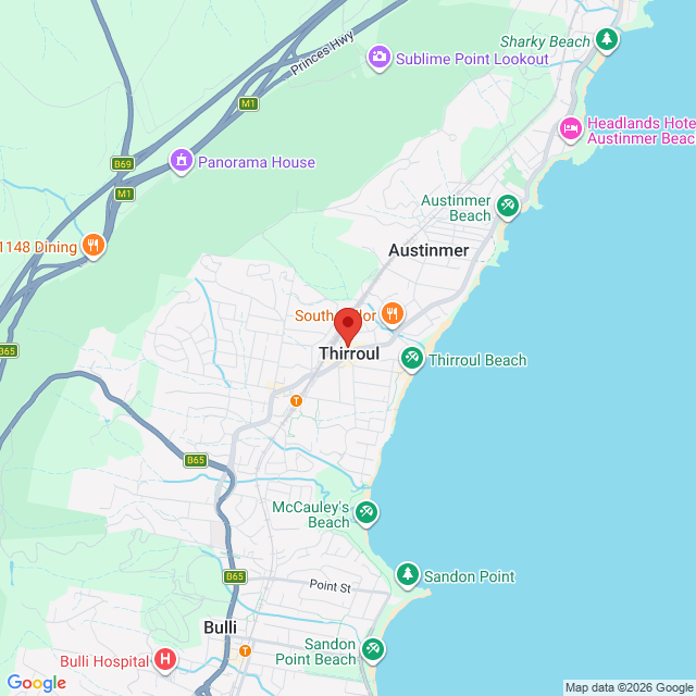 Map of event location, Macy Gray Live – The Encore Tour | Thirroul | EventsontheHorizon.com