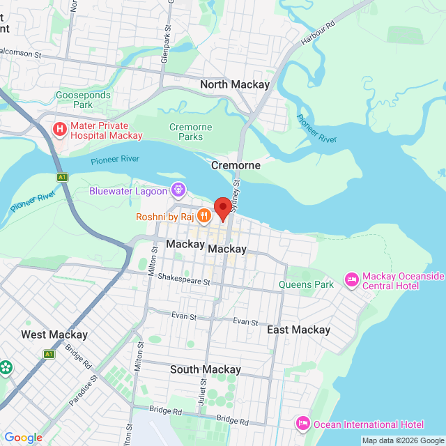 Map of event location, Kingswood (Live) @ McGuires Hotel | Mackay | EventsontheHorizon.com