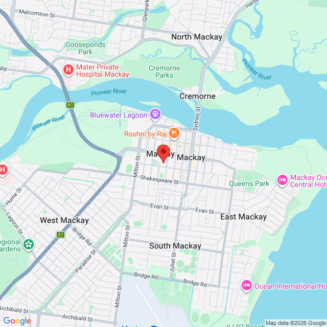 Map of event location, A Bee Story | Mackay | EventsontheHorizon.com