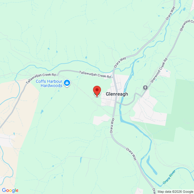 Map of event location, Glenreagh Timber Festival 2026 | EventsontheHorizon.com