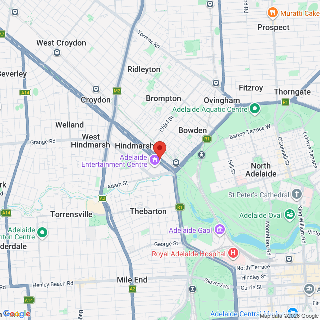Map of event location, PBR Australia Monster Energy Tour | Adelaide | EventsontheHorizon.com