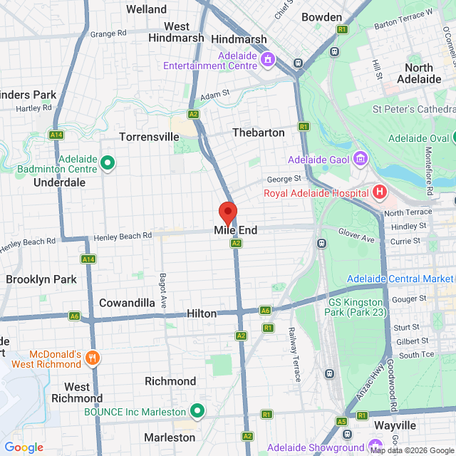 Map of event location, Bill Bailey – Vaudevillean | Adelaide | EventsontheHorizon.com