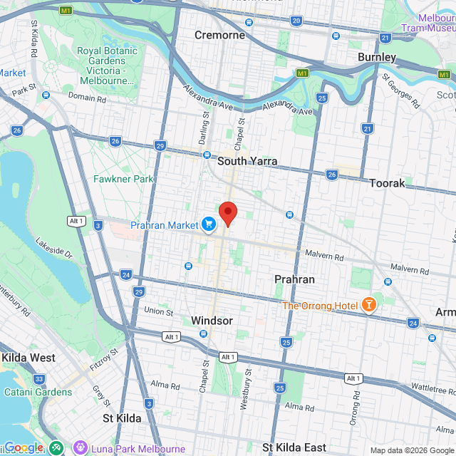 Map of event location, Cirque Du Rave Is Coming To Melbourne | EventsontheHorizon.com