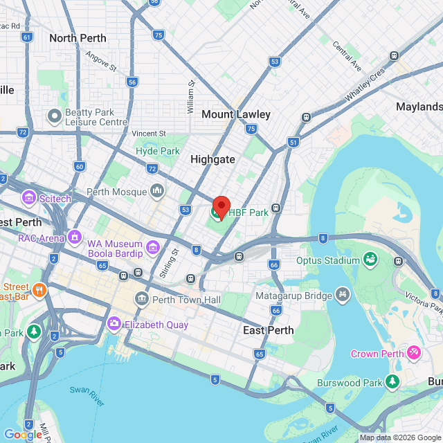 Map of event location, Boost Mobile Ausx Open Supercross | Perth | EventsontheHorizon.com