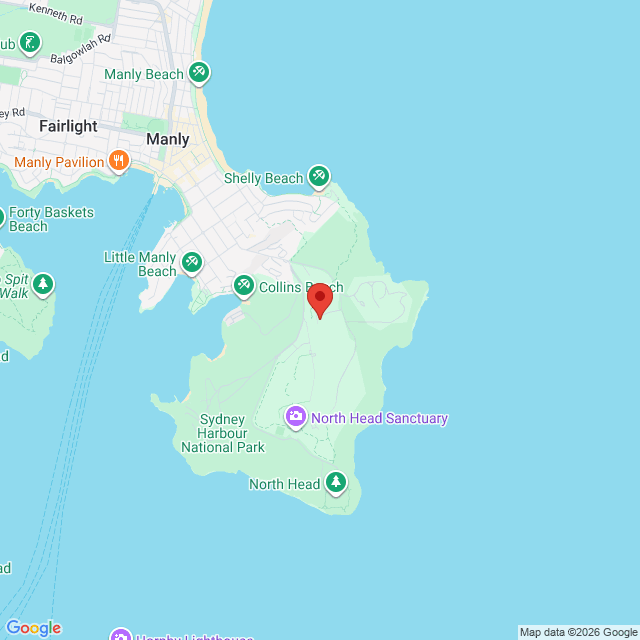 Map of event location, Night at the Barracks – PNAU | Manly | EventsontheHorizon.com