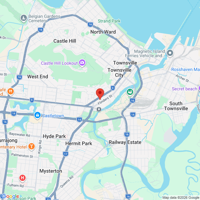 Map of event location, KATCHAFIRE – World Tour | Townsville | EventsontheHorizon.com
