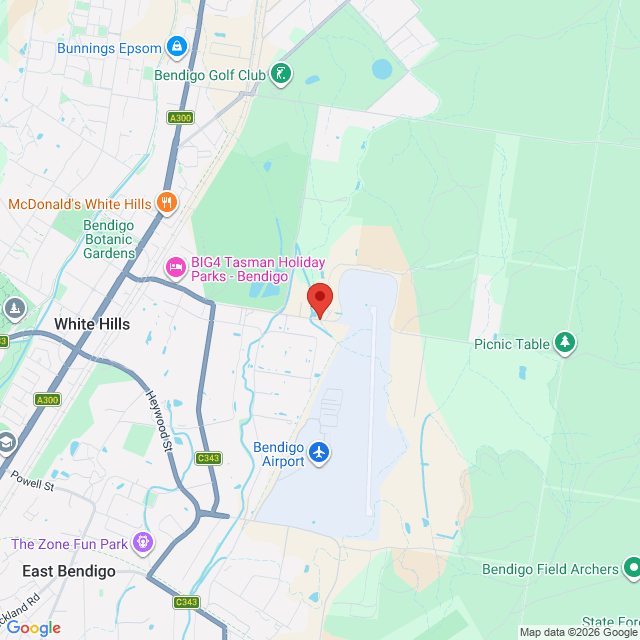 Map of event location, Lookout 2027 | Bendigo | EventsontheHorizon.com