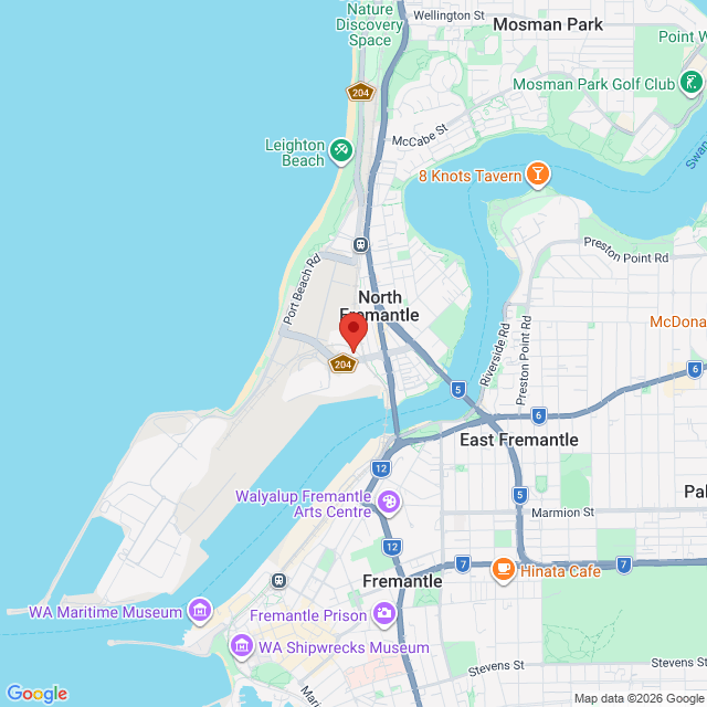 Map of event location, KATCHAFIRE – World Tour | Fremantle | EventsontheHorizon.com